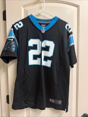 NWOT NFL Panthers McCaffrey Jersey #22 child XL